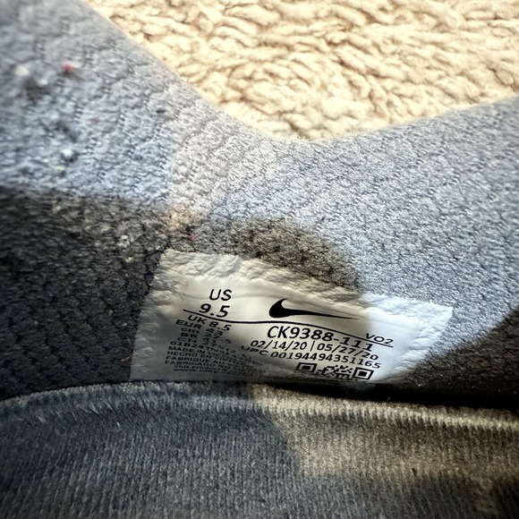 Nike Metcon 6 Shoes Mens Size 9.5 Gray Black White Training Sneakers CK9388-117 - Picture 6 of 8